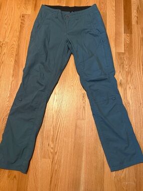 Kuhl Women's Spire Roll Up Hiking Lightweight Utility Pants Teal
